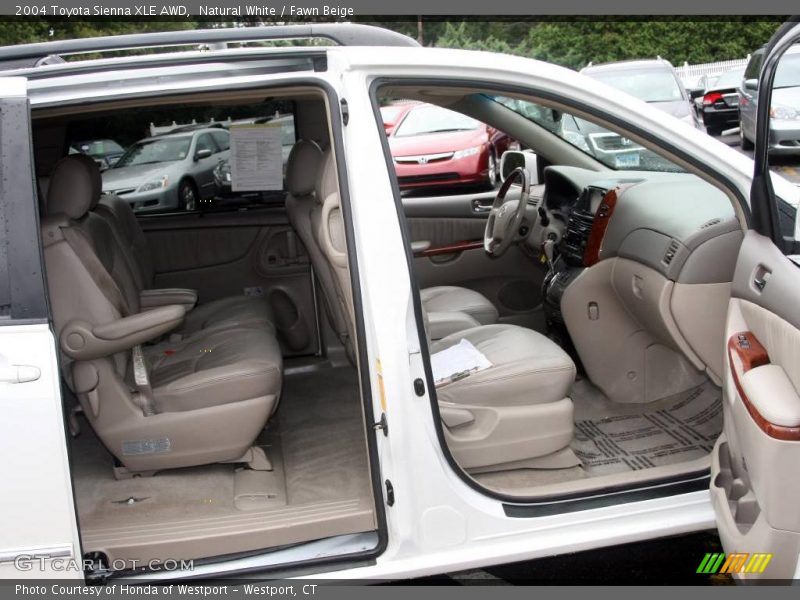 Natural White / Fawn Beige 2004 Toyota Sienna XLE AWD