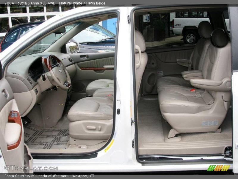 Natural White / Fawn Beige 2004 Toyota Sienna XLE AWD