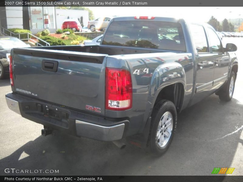 Stealth Gray Metallic / Dark Titanium 2007 GMC Sierra 1500 SLE Crew Cab 4x4