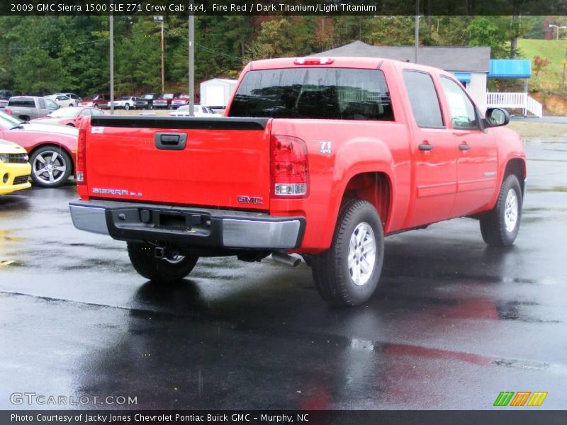 Fire Red / Dark Titanium/Light Titanium 2009 GMC Sierra 1500 SLE Z71 Crew Cab 4x4