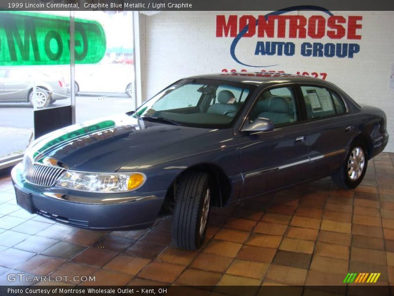 Graphite Blue Metallic / Light Graphite 1999 Lincoln Continental