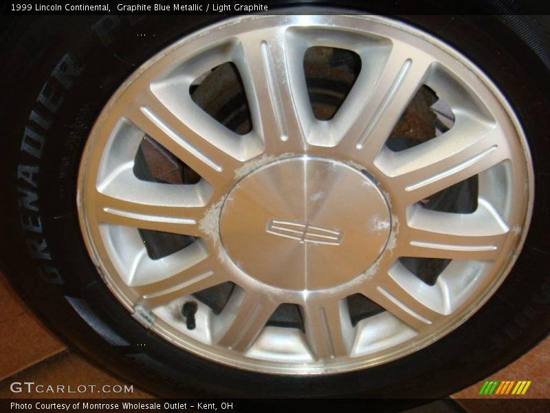 Graphite Blue Metallic / Light Graphite 1999 Lincoln Continental