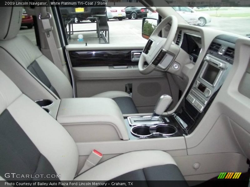 White Platinum Tri-Coat / Stone 2009 Lincoln Navigator