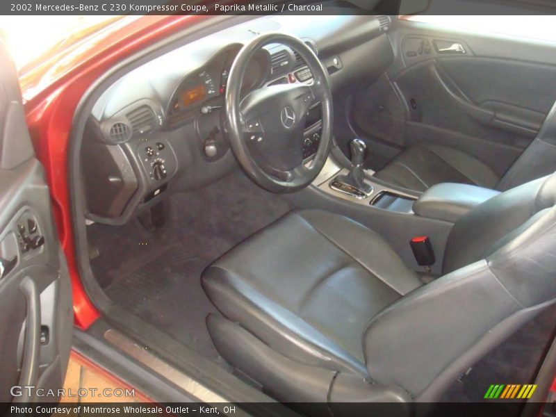 Paprika Metallic / Charcoal 2002 Mercedes-Benz C 230 Kompressor Coupe