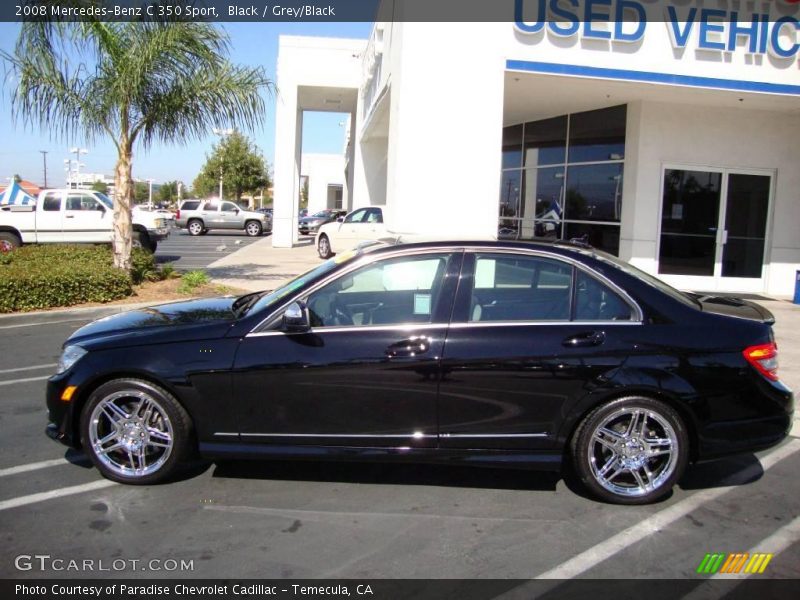 Black / Grey/Black 2008 Mercedes-Benz C 350 Sport