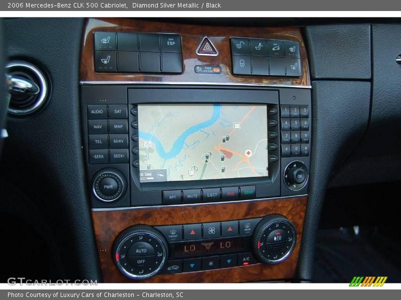 Diamond Silver Metallic / Black 2006 Mercedes-Benz CLK 500 Cabriolet
