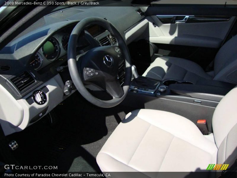 Black / Grey/Black 2008 Mercedes-Benz C 350 Sport