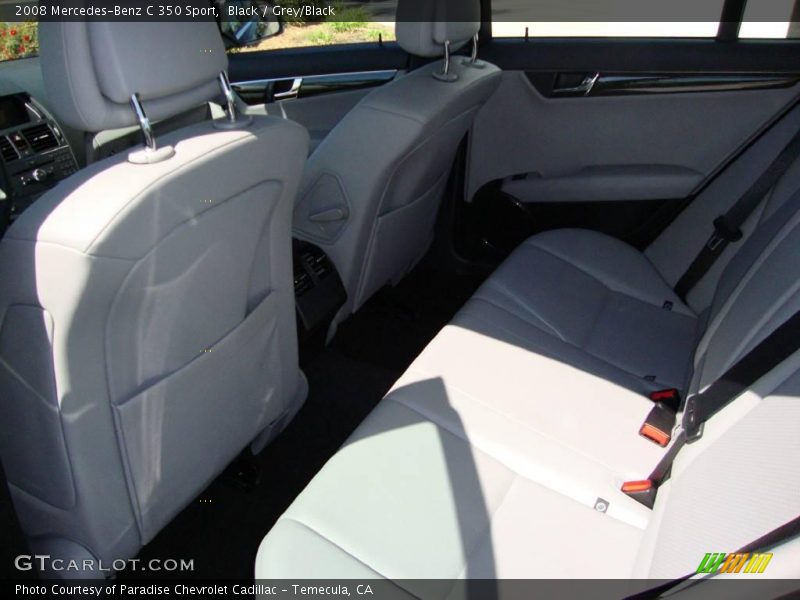 Black / Grey/Black 2008 Mercedes-Benz C 350 Sport