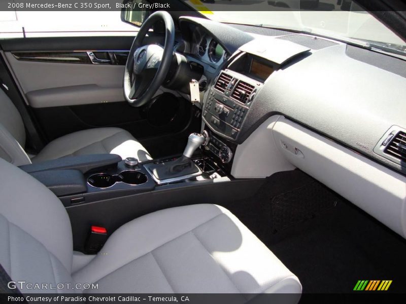 Black / Grey/Black 2008 Mercedes-Benz C 350 Sport