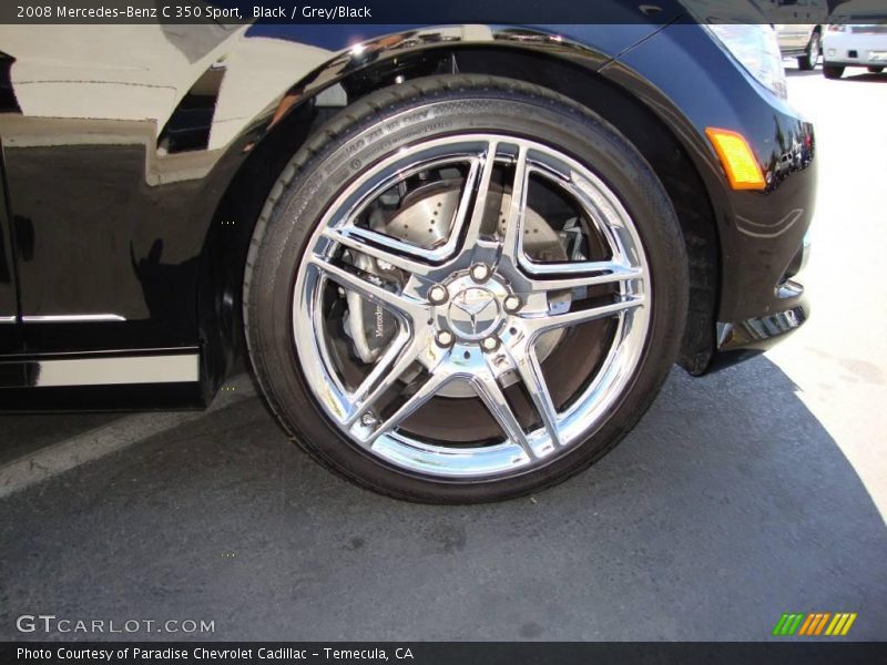 Black / Grey/Black 2008 Mercedes-Benz C 350 Sport
