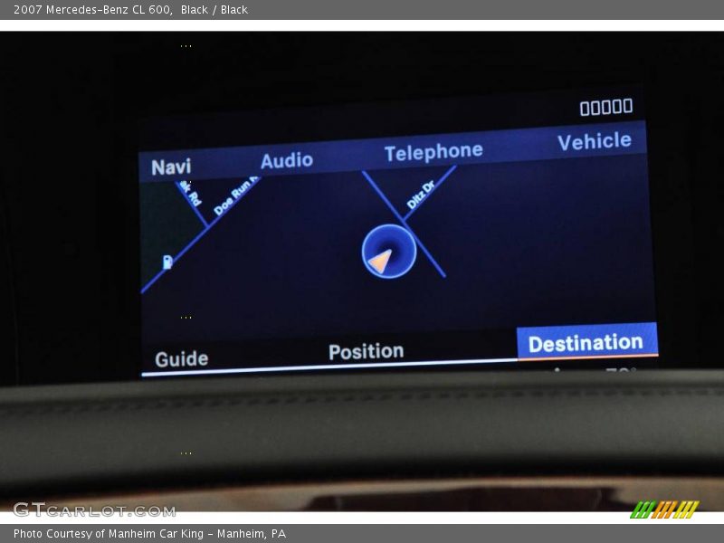 Black / Black 2007 Mercedes-Benz CL 600
