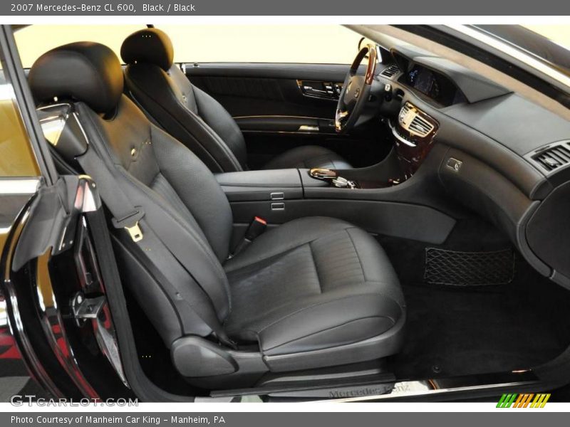 Black / Black 2007 Mercedes-Benz CL 600
