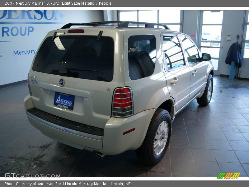 Light Sage Metallic / Pebble 2007 Mercury Mariner Luxury
