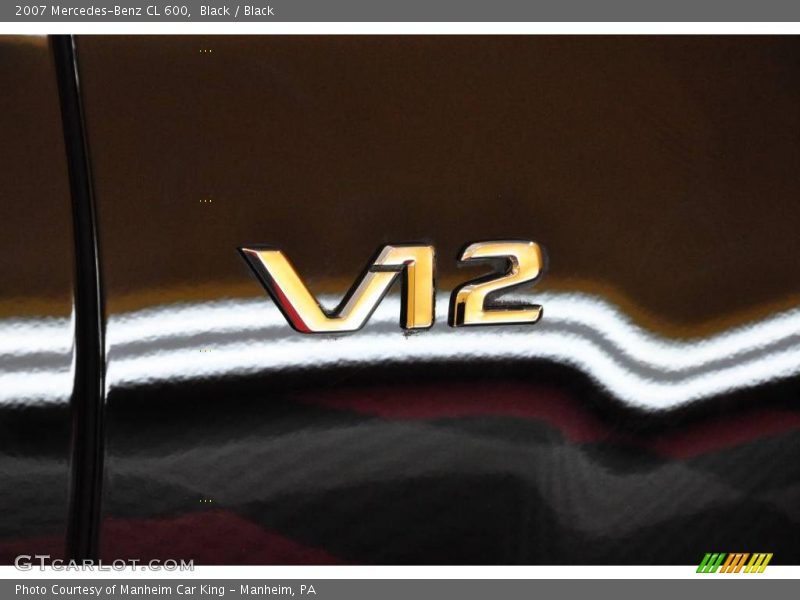 Black / Black 2007 Mercedes-Benz CL 600
