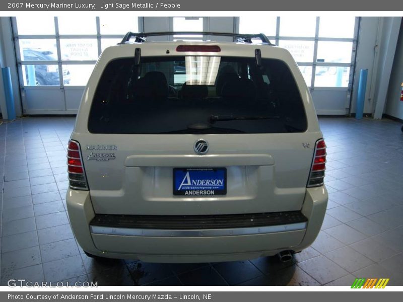 Light Sage Metallic / Pebble 2007 Mercury Mariner Luxury