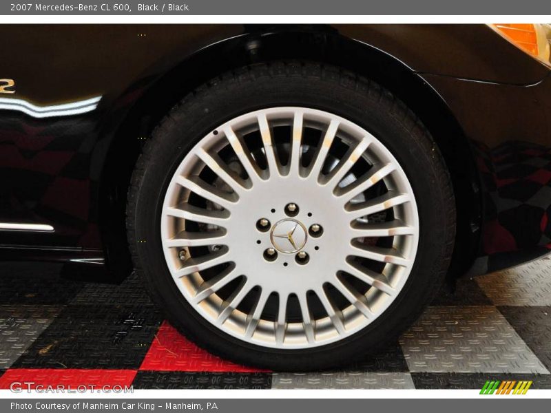 Black / Black 2007 Mercedes-Benz CL 600