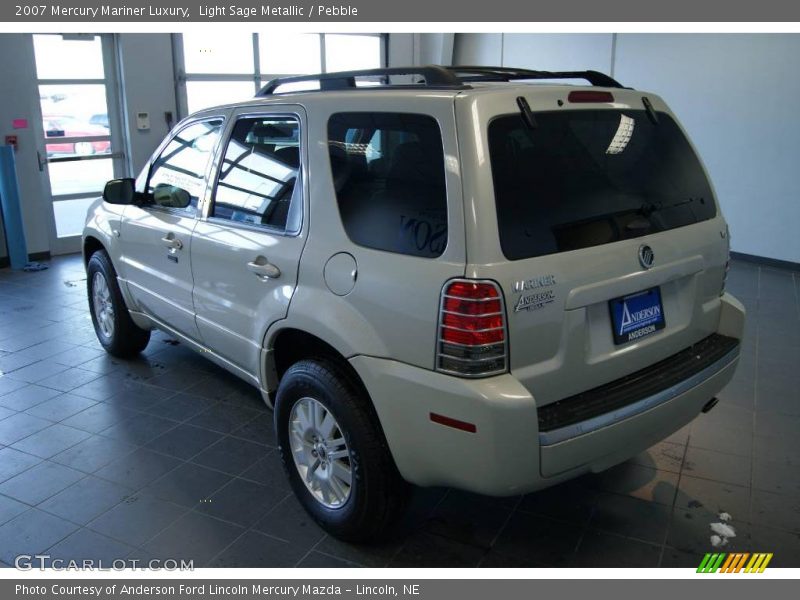 Light Sage Metallic / Pebble 2007 Mercury Mariner Luxury