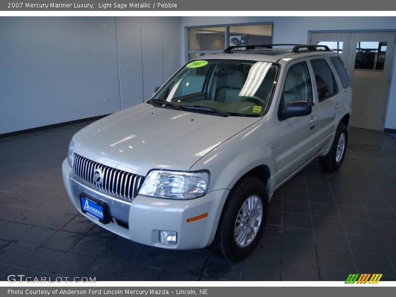 Light Sage Metallic / Pebble 2007 Mercury Mariner Luxury