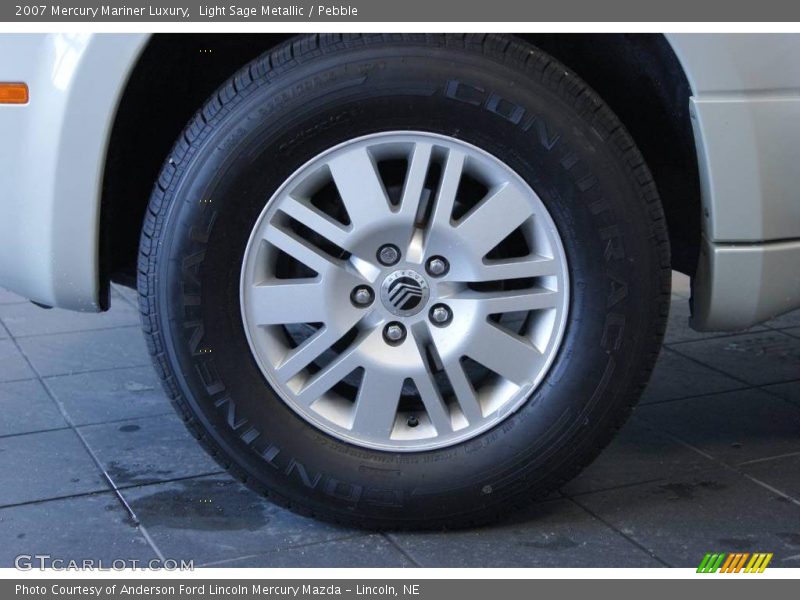 Light Sage Metallic / Pebble 2007 Mercury Mariner Luxury