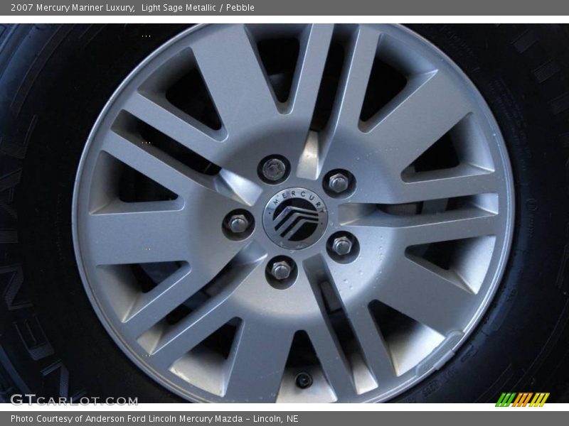 Light Sage Metallic / Pebble 2007 Mercury Mariner Luxury