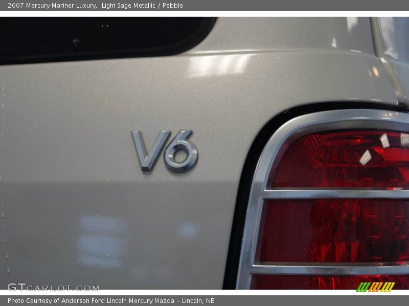 Light Sage Metallic / Pebble 2007 Mercury Mariner Luxury