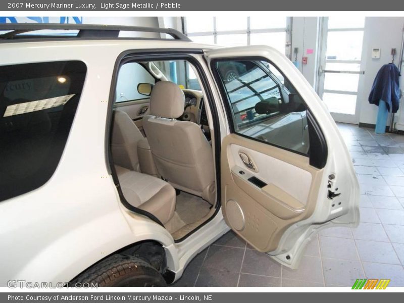 Light Sage Metallic / Pebble 2007 Mercury Mariner Luxury