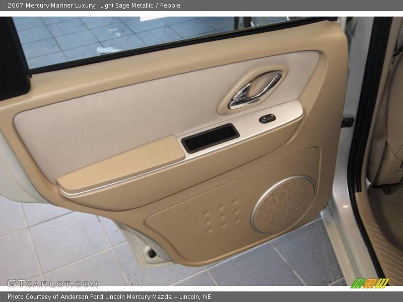 Light Sage Metallic / Pebble 2007 Mercury Mariner Luxury