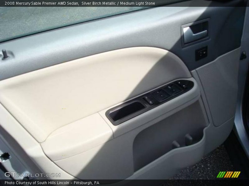 Silver Birch Metallic / Medium Light Stone 2008 Mercury Sable Premier AWD Sedan