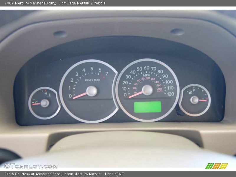 Light Sage Metallic / Pebble 2007 Mercury Mariner Luxury