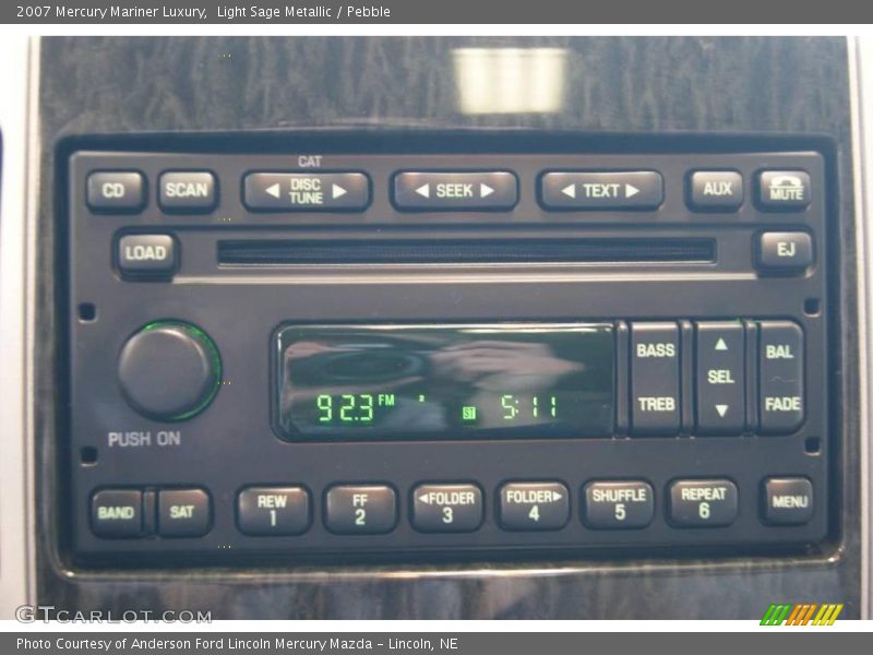 Light Sage Metallic / Pebble 2007 Mercury Mariner Luxury