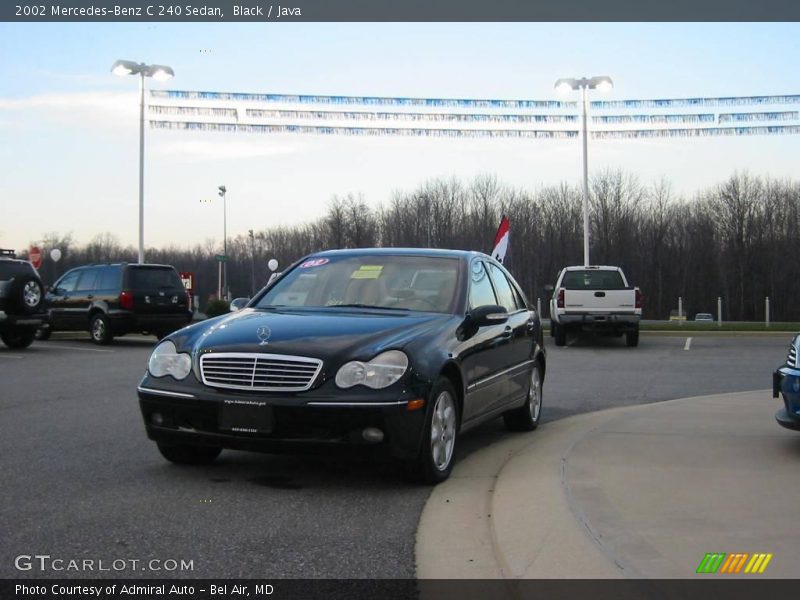 Black / Java 2002 Mercedes-Benz C 240 Sedan