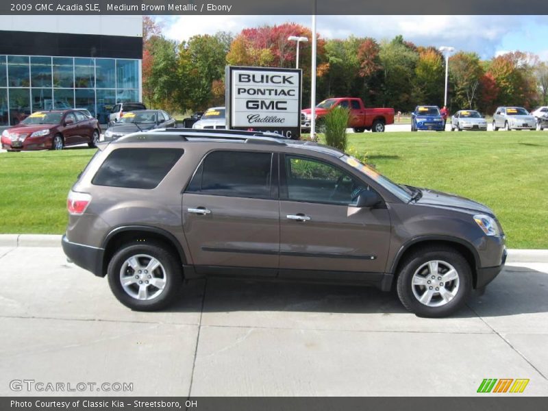 Medium Brown Metallic / Ebony 2009 GMC Acadia SLE
