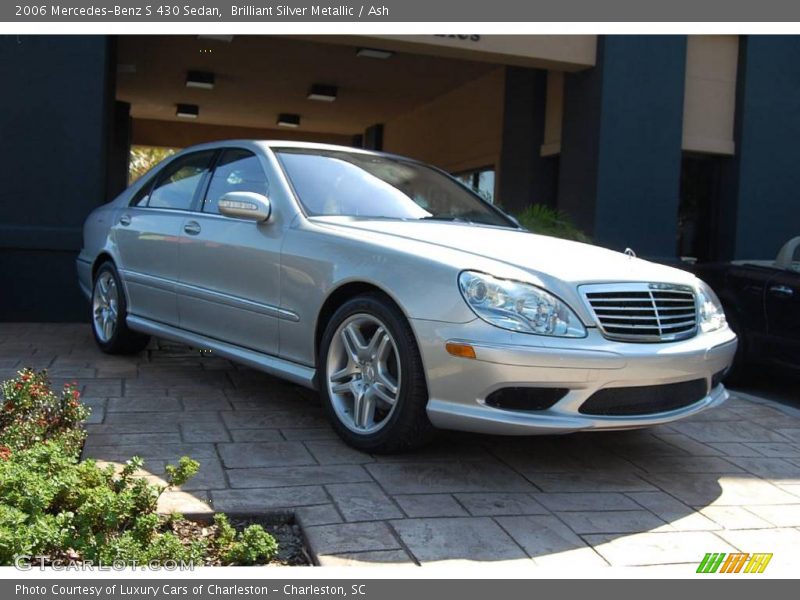 Brilliant Silver Metallic / Ash 2006 Mercedes-Benz S 430 Sedan