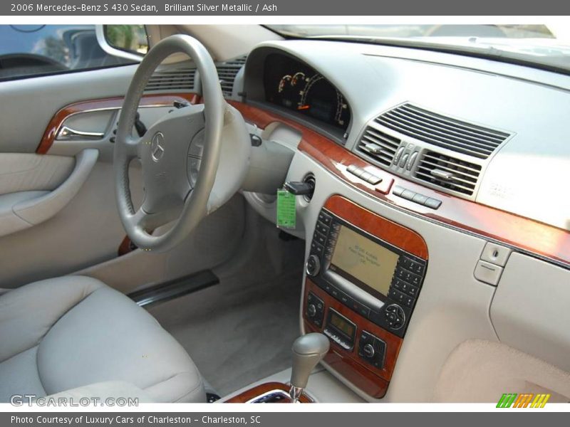 Brilliant Silver Metallic / Ash 2006 Mercedes-Benz S 430 Sedan