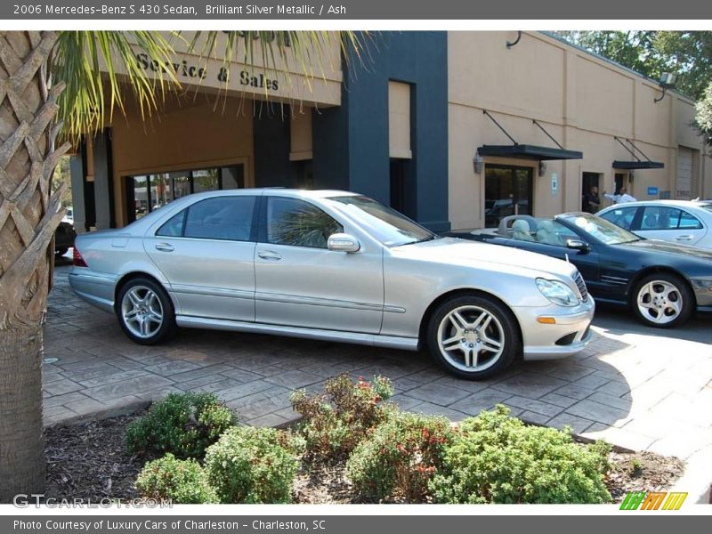 Brilliant Silver Metallic / Ash 2006 Mercedes-Benz S 430 Sedan