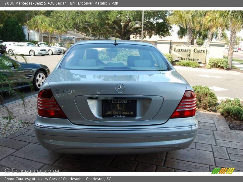 Brilliant Silver Metallic / Ash 2006 Mercedes-Benz S 430 Sedan