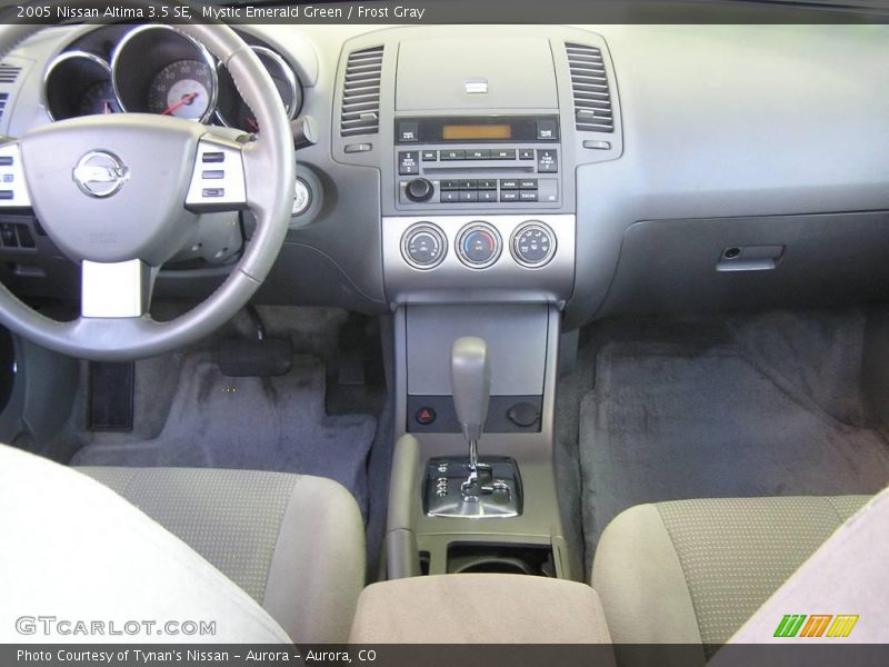 Mystic Emerald Green / Frost Gray 2005 Nissan Altima 3.5 SE