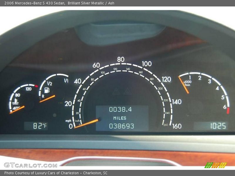 Brilliant Silver Metallic / Ash 2006 Mercedes-Benz S 430 Sedan