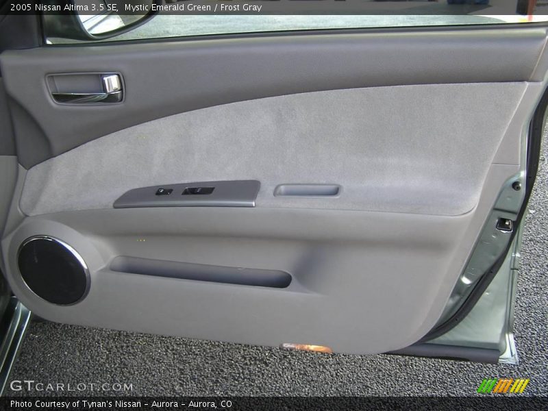 Mystic Emerald Green / Frost Gray 2005 Nissan Altima 3.5 SE