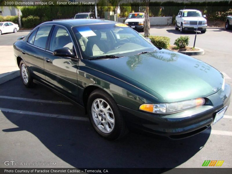 Forest Green / Neutral 2000 Oldsmobile Intrigue GX