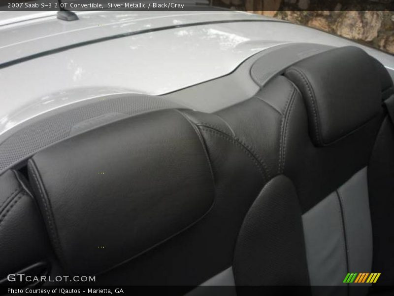 Silver Metallic / Black/Gray 2007 Saab 9-3 2.0T Convertible