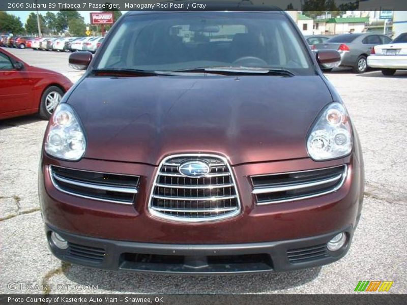 Mahogany Red Pearl / Gray 2006 Subaru B9 Tribeca 7 Passenger