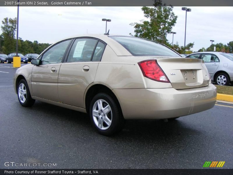 Golden Cashmere / Tan 2007 Saturn ION 2 Sedan