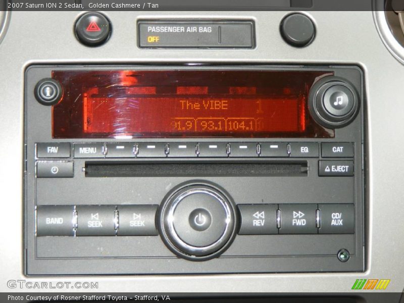 Golden Cashmere / Tan 2007 Saturn ION 2 Sedan