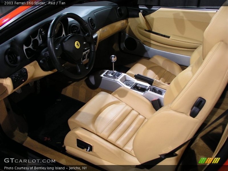 Red / Tan 2003 Ferrari 360 Spider