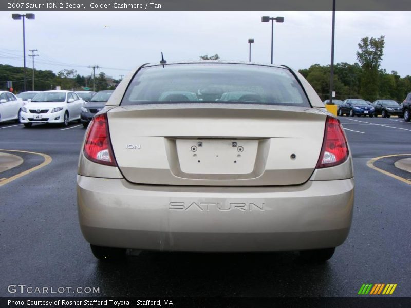 Golden Cashmere / Tan 2007 Saturn ION 2 Sedan