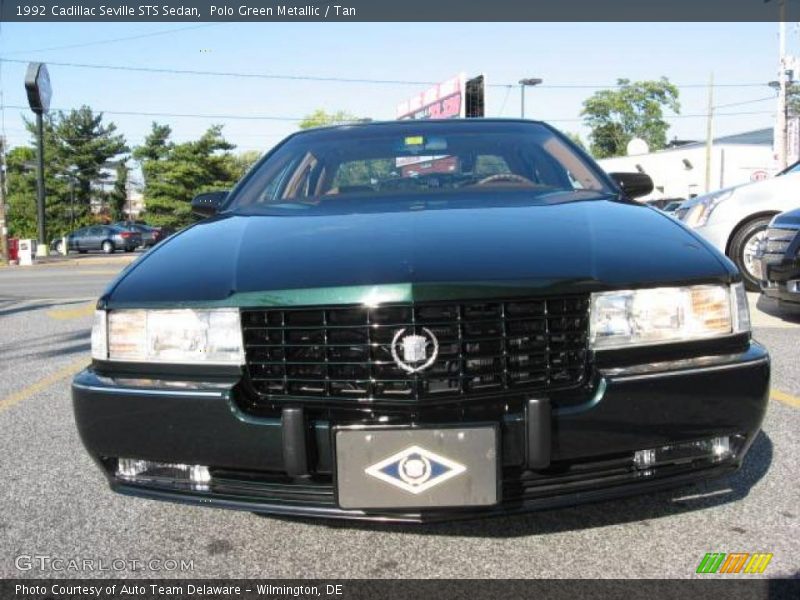 Polo Green Metallic / Tan 1992 Cadillac Seville STS Sedan