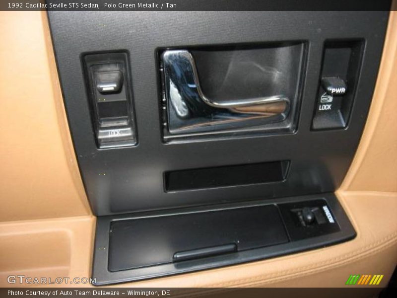 Polo Green Metallic / Tan 1992 Cadillac Seville STS Sedan