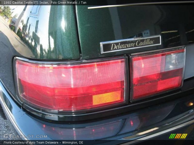 Polo Green Metallic / Tan 1992 Cadillac Seville STS Sedan