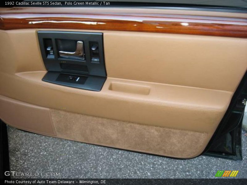 Polo Green Metallic / Tan 1992 Cadillac Seville STS Sedan